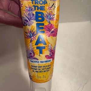 Perfectly Posh~TROP THE BEAT~Pineapple and Hibiscus coconut body balm~New/Sealed